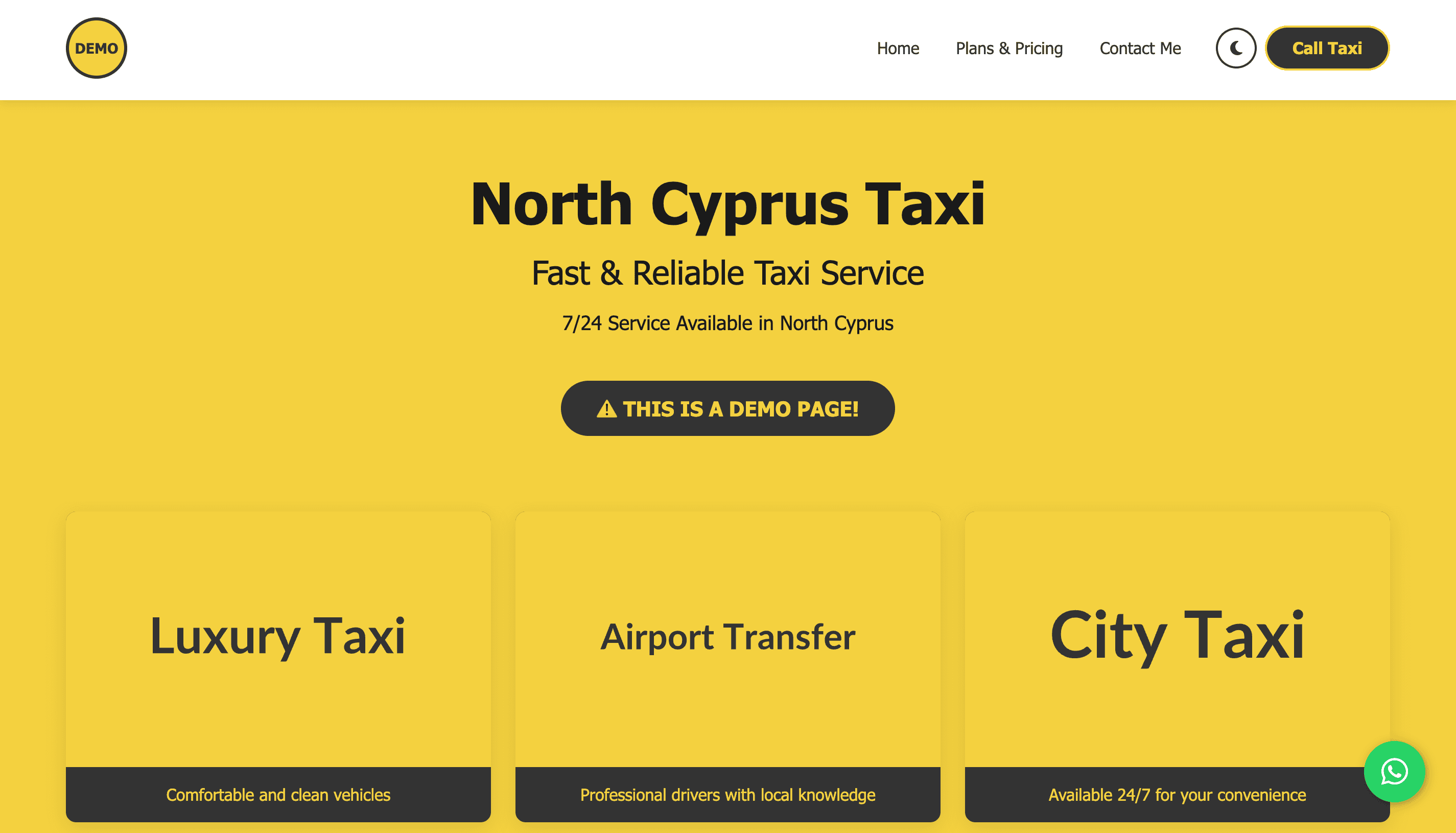 North Cyprus Taxi Demo